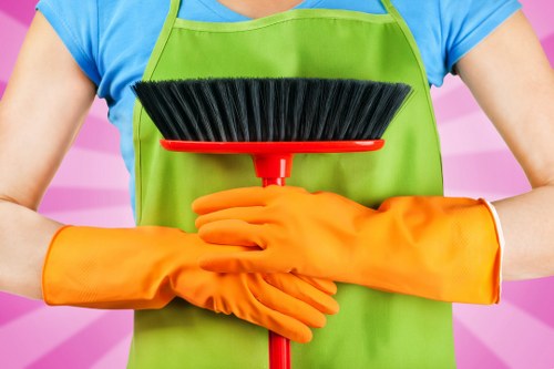 Curtain cleaning equipment used in a Hampstead home